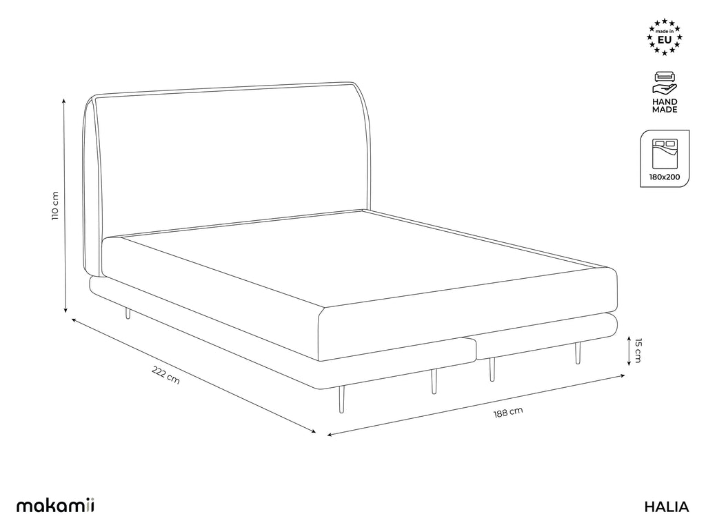 Melody - Agmamito - Beżowy - 180x200