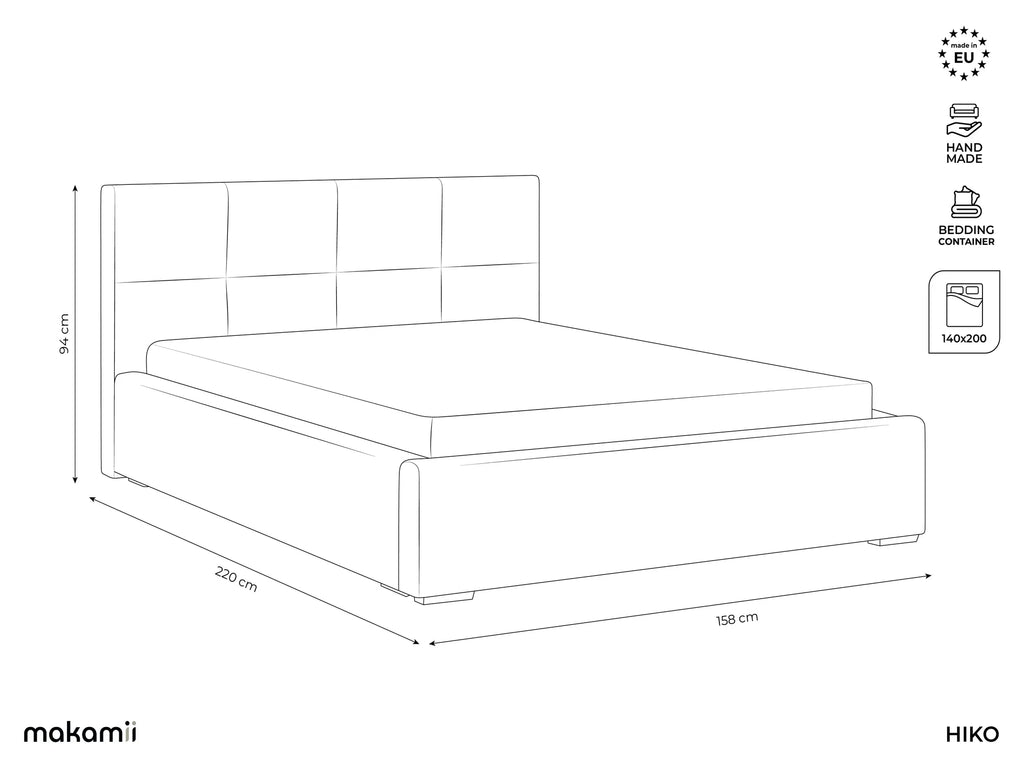 Bluvel - Fabb - Jasny beż - 140x200
