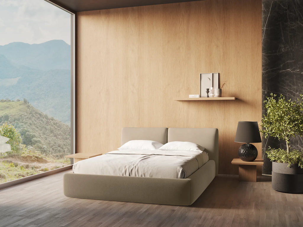 Riviera - Davis - Ciemny beż - 140x200