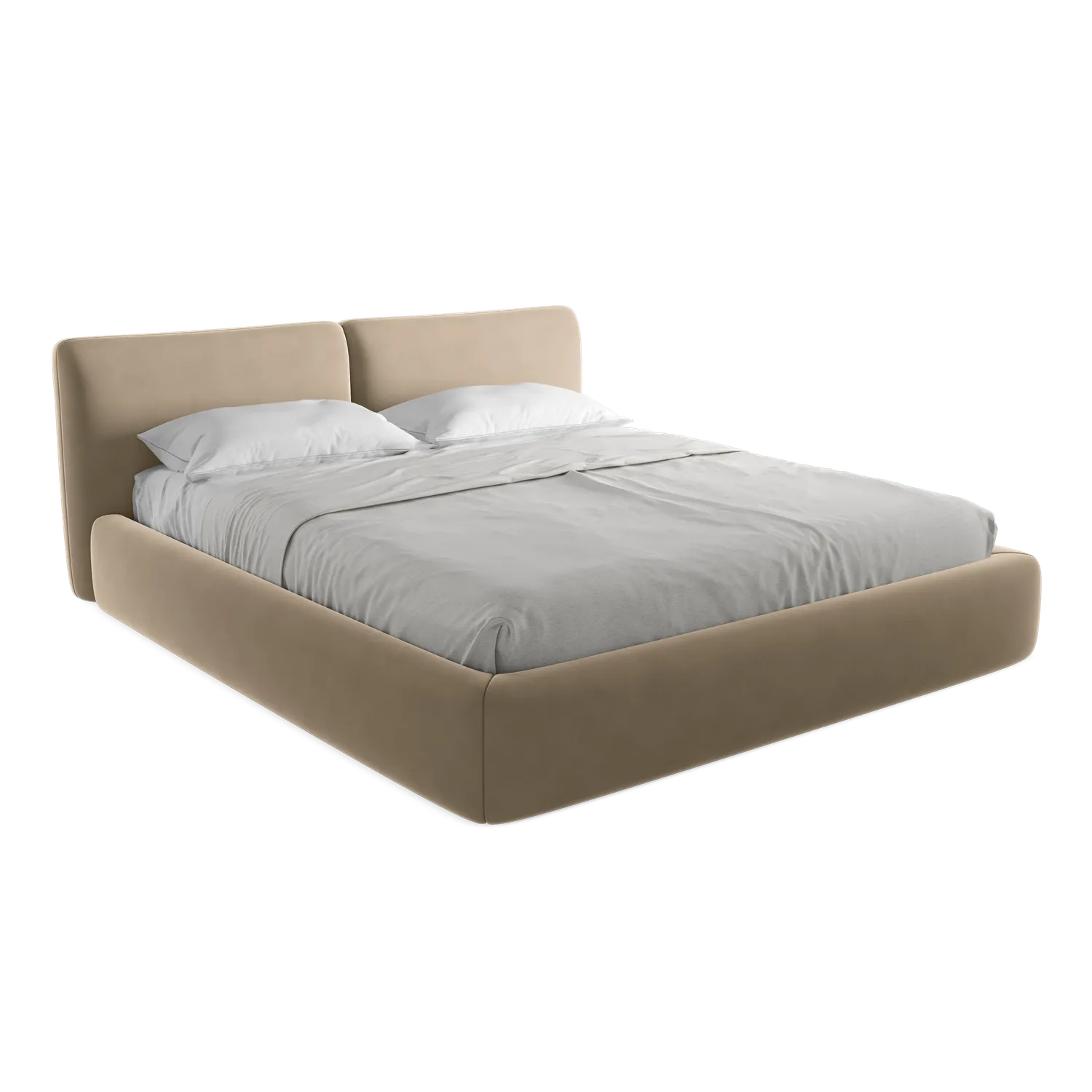 Riviera - Davis - Ciemny beż - 180x200