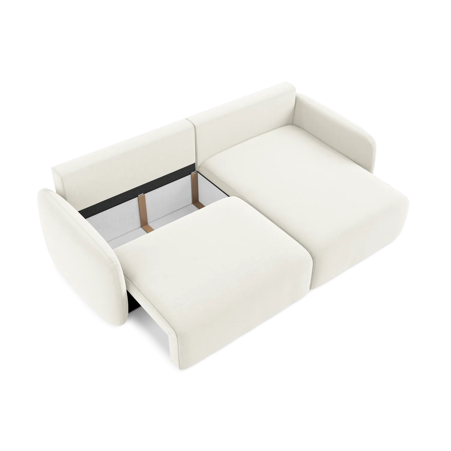 Bluvel - Fabb - Jasny beż / Prawy