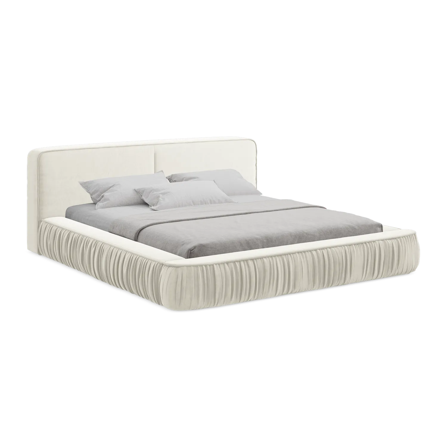 Bluvel - Fabb - Jasny beż - 180x200