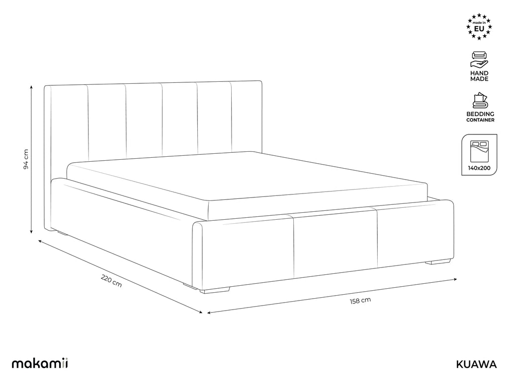 Bluvel - Fabb - Jasny beż - 140x200