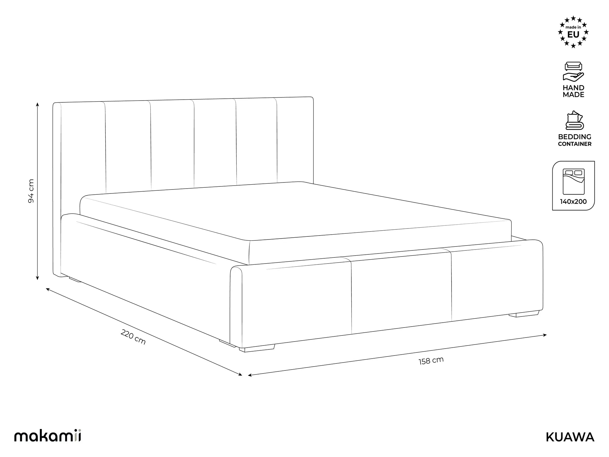 Bluvel - Fabb - Jasny beż - 140x200
