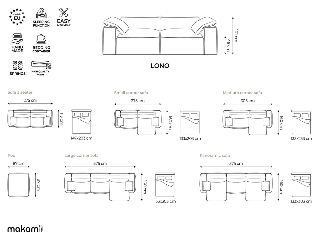 Cloud - Davis - Beżowy