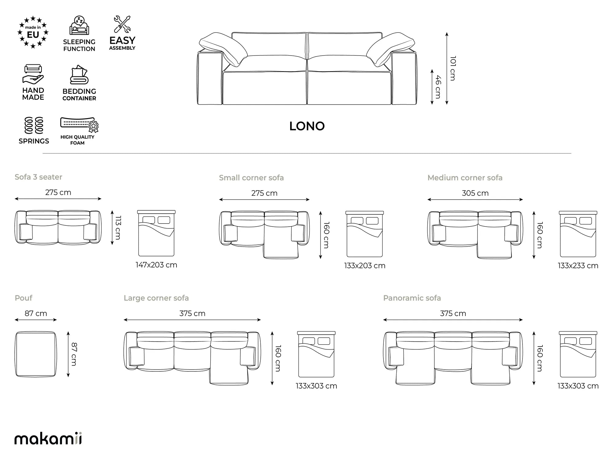 Cloud - Davis - Beżowy