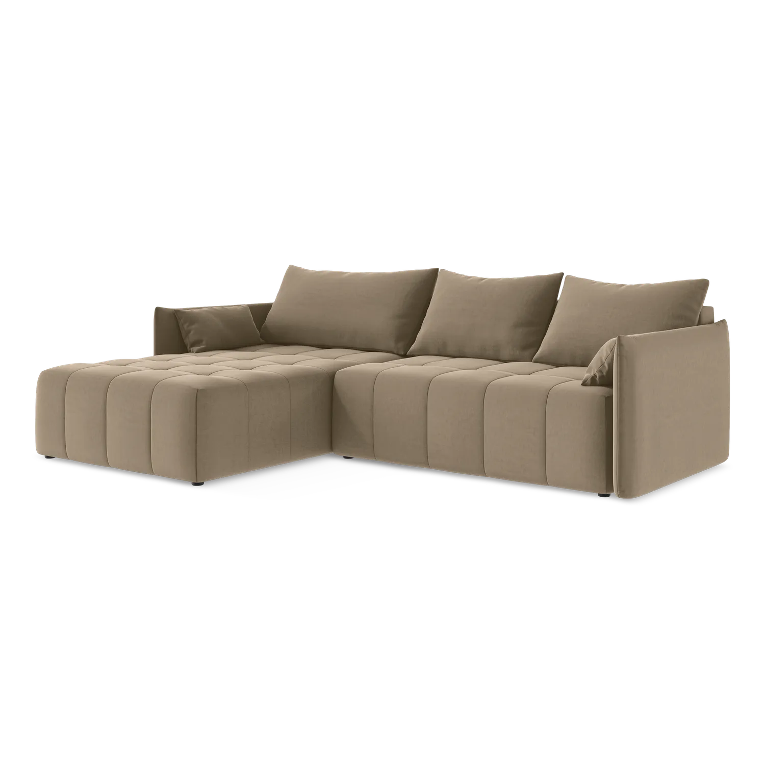 Riviera - Davis - Ciemny beż / Lewy