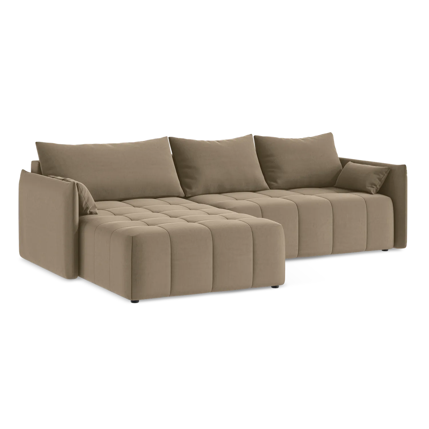 Riviera - Davis - Ciemny beż / Lewy