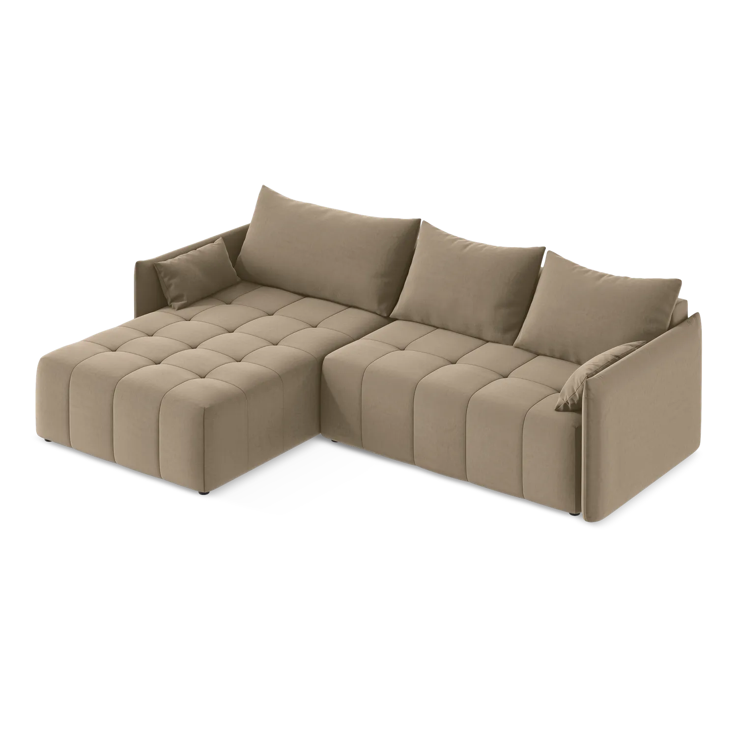 Riviera - Davis - Ciemny beż / Lewy