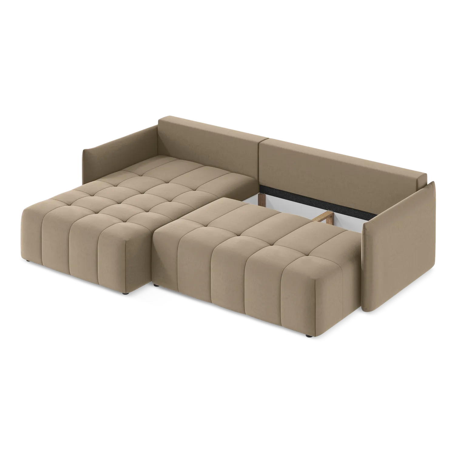 Riviera - Davis - Ciemny beż / Lewy