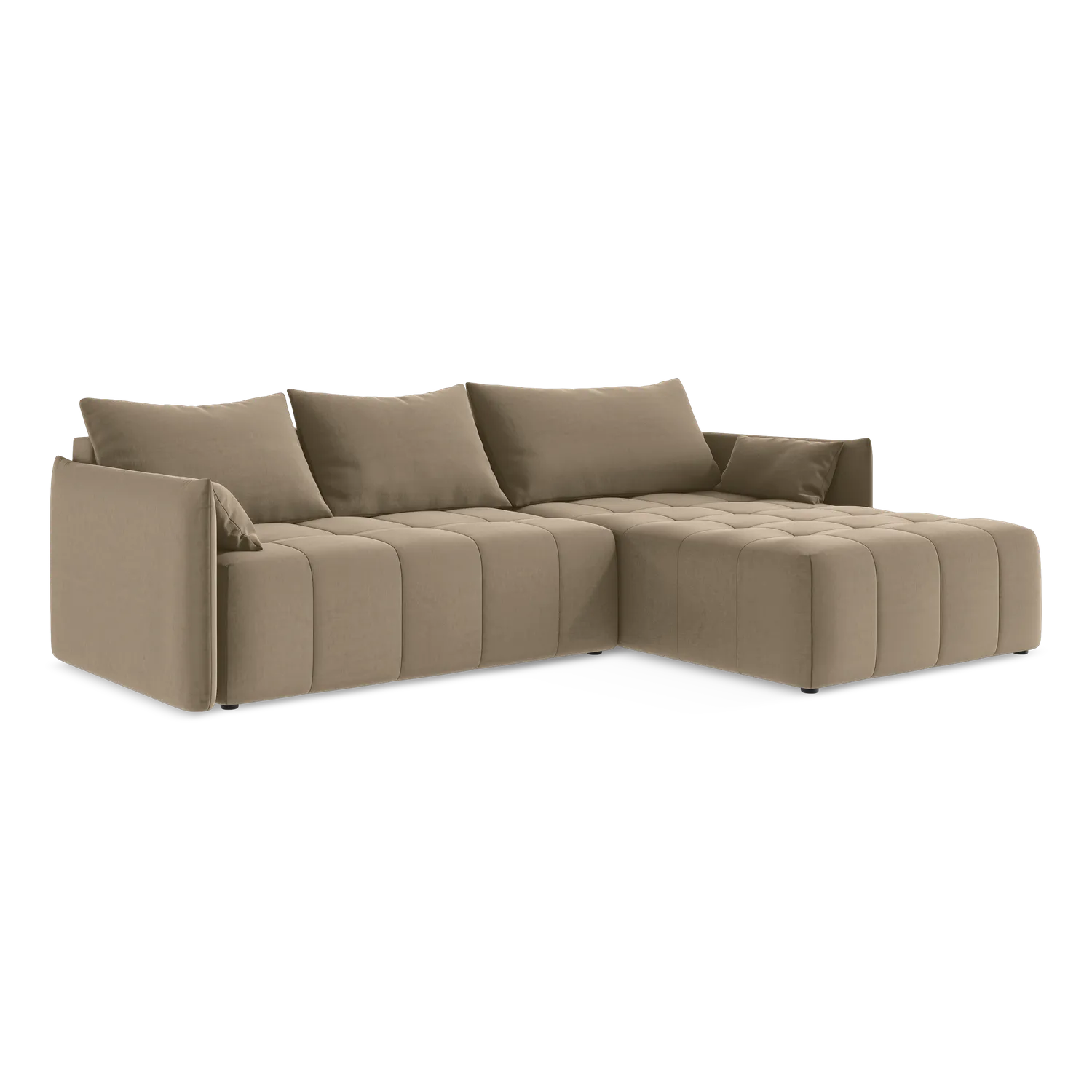 Riviera - Davis - Ciemny beż / Prawy