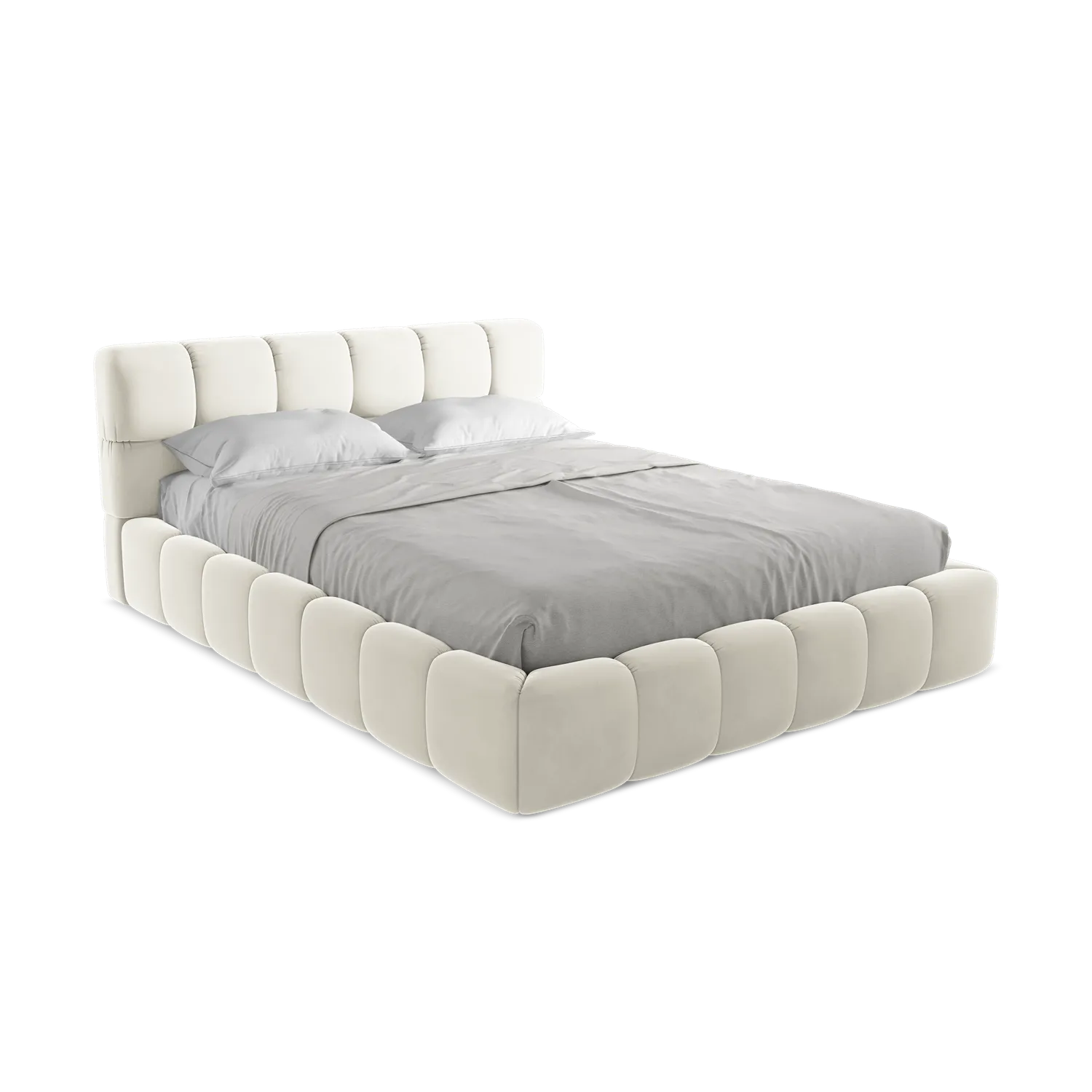 Bluvel - Fabb - Jasny beż - 160x200