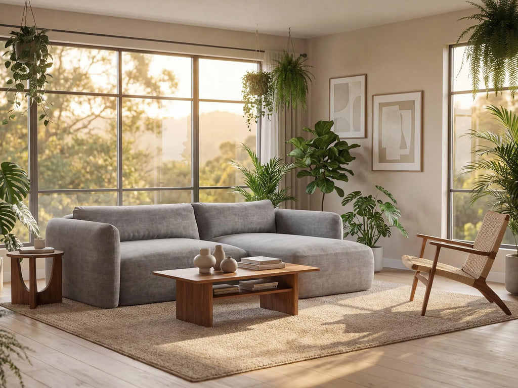 Sofa 4-seater with sleeping function Nuku - 290cm