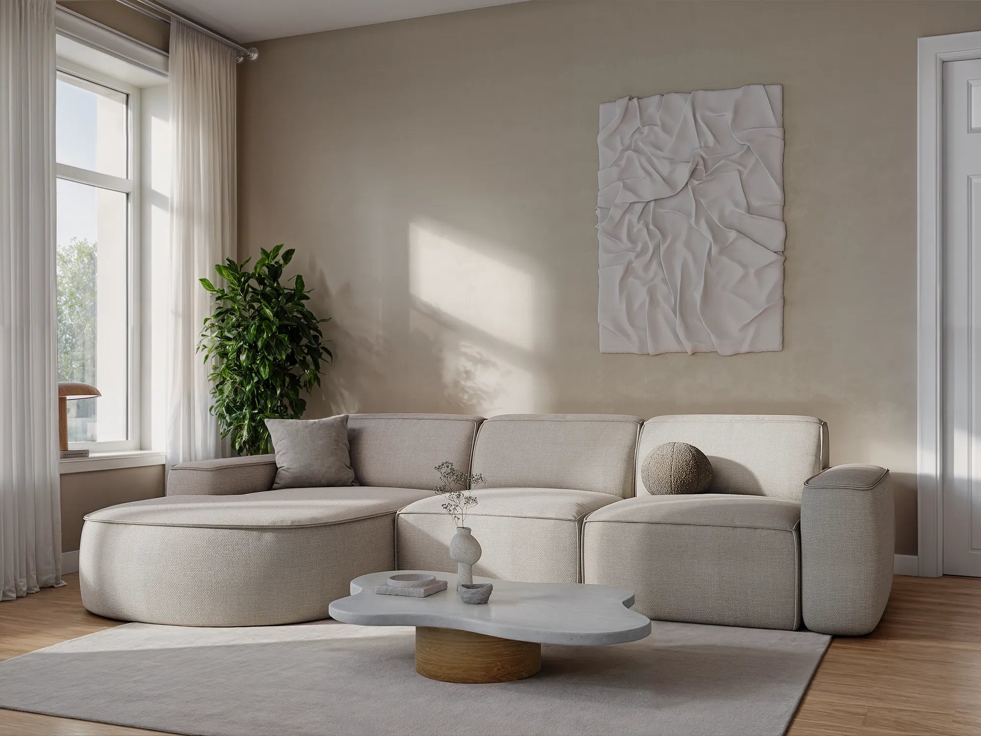 Bjorn - Fabb - Jasny beż / Prawy