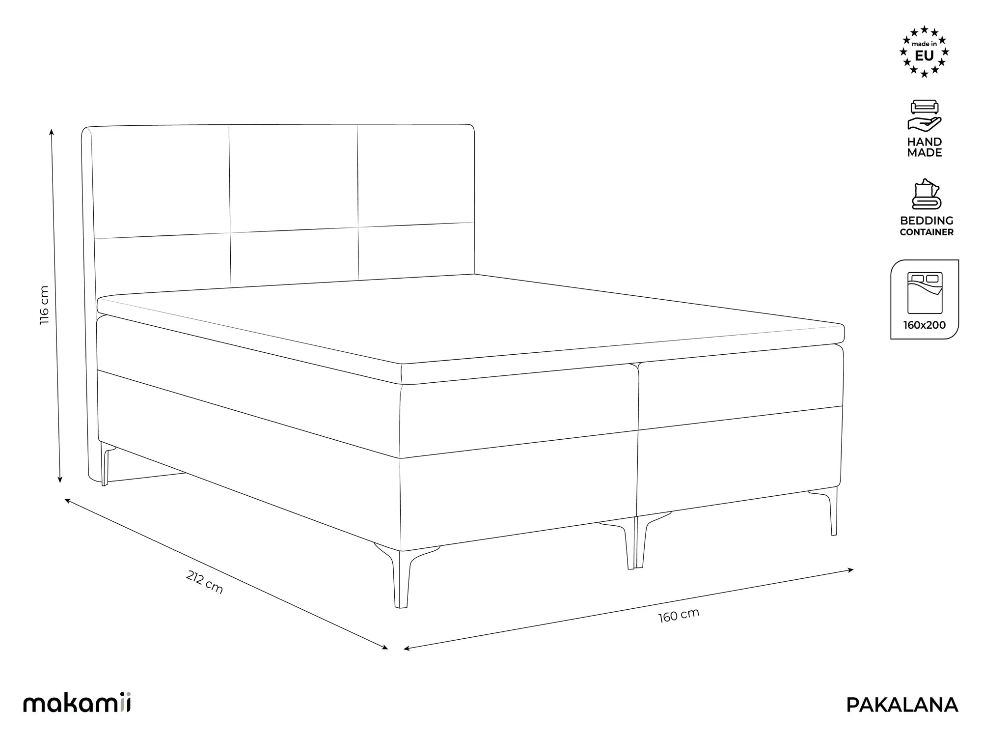Bluvel - Fabb - Jasny beż - 160x200