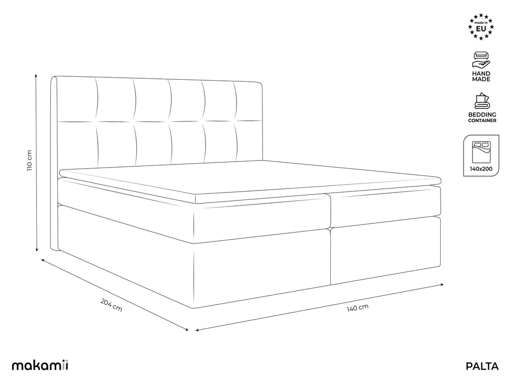 Bluvel - Fabb - Jasny beż - 140x200