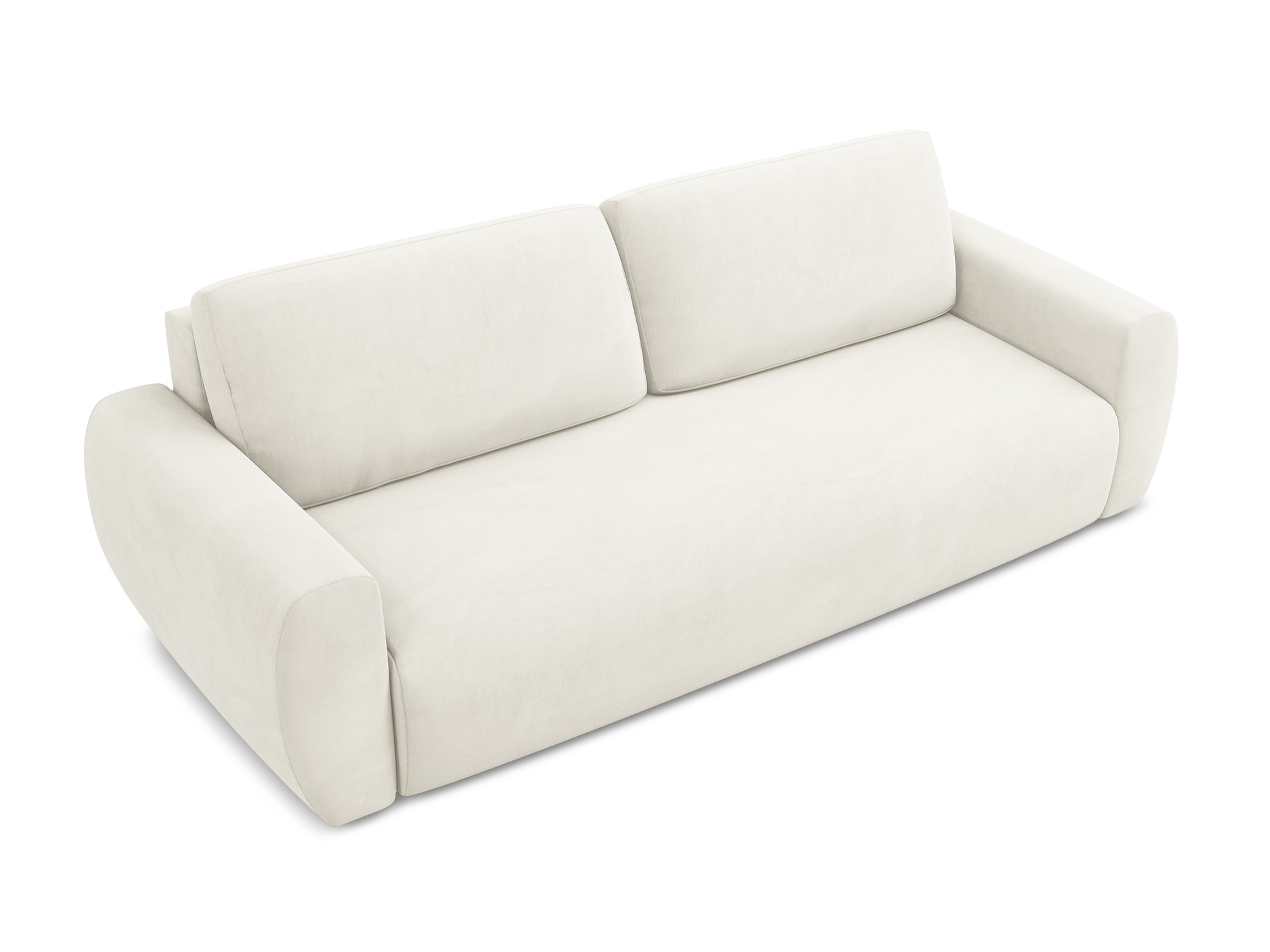 Makamii - Canapé 3-places avec fonction sommeil Anela - 245cm