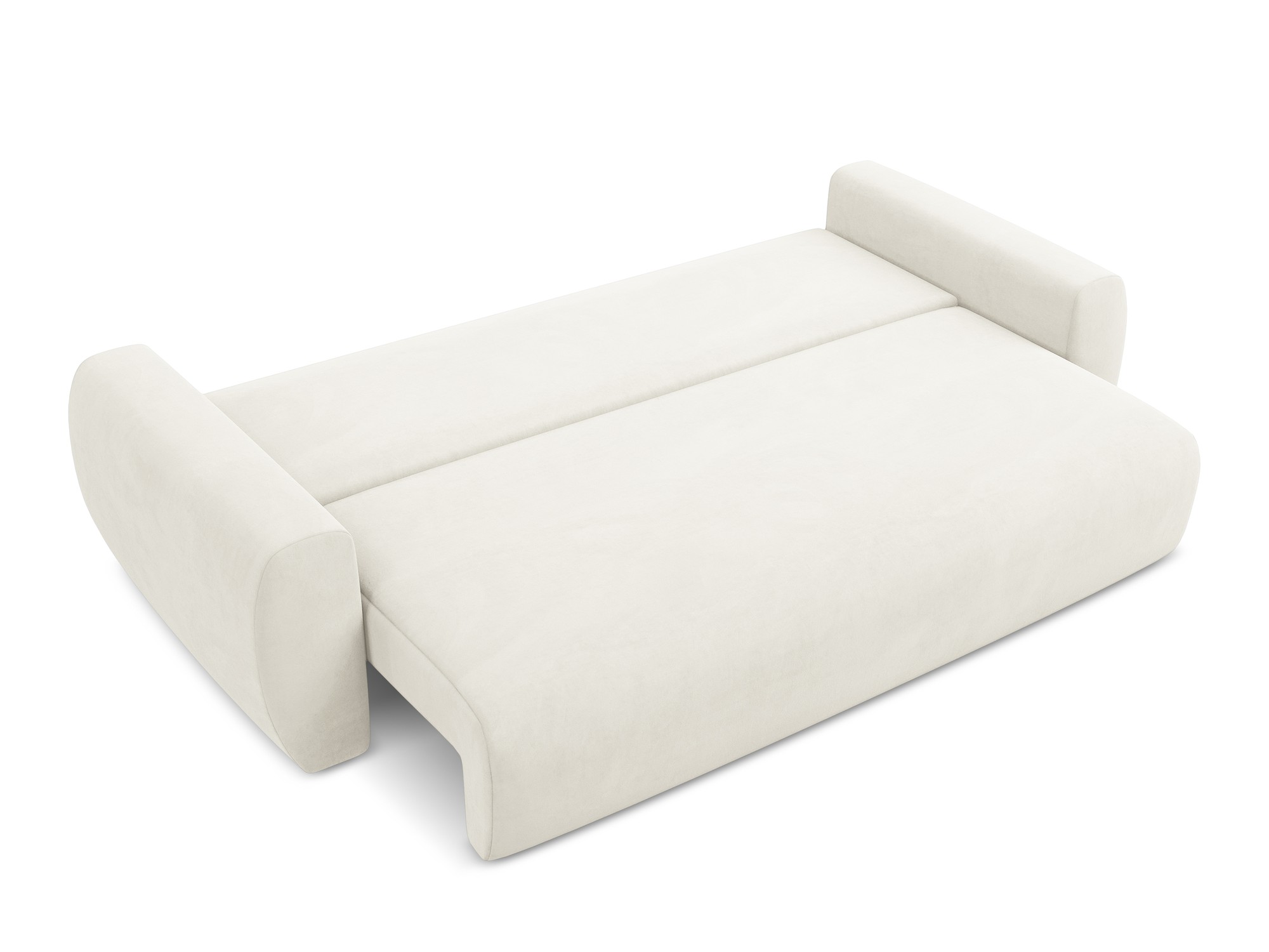 Makamii - Canapé 3-places avec fonction sommeil Anela - 245cm