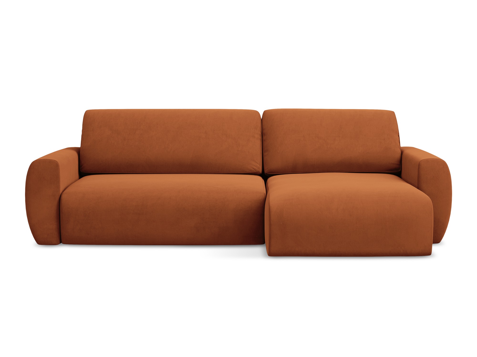 Makamii - Canapé d'angle avec fonction sommeil Anela - 285cm
