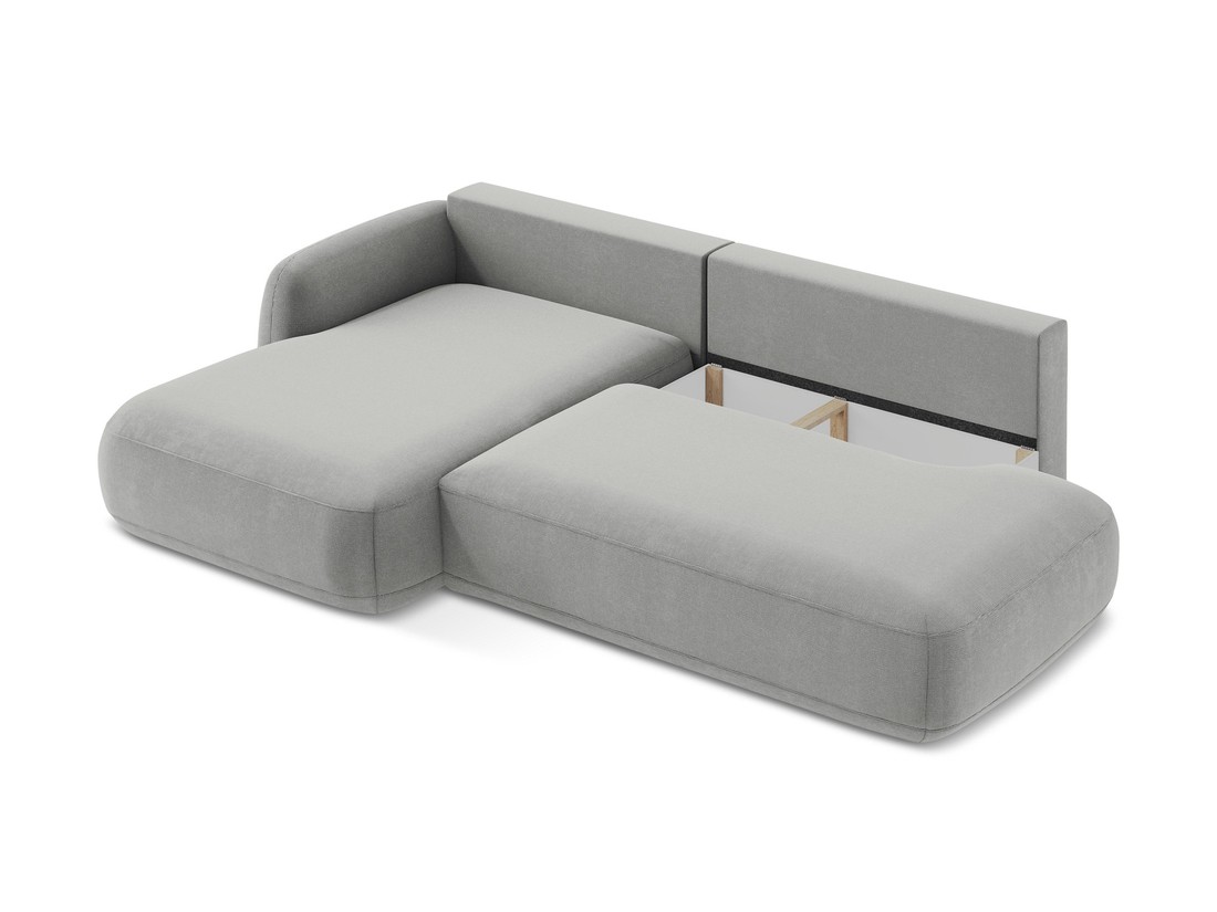 Makamii - Canapé d'angle avec fonction sommeil Hale - 300cm