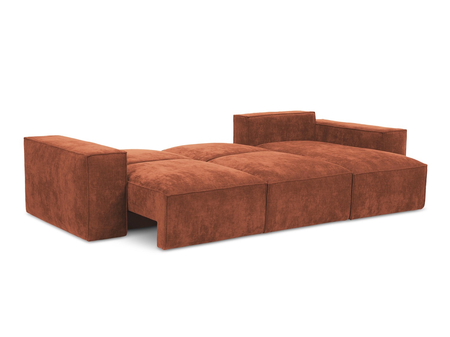 Makamii - Canapé d'angle avec fonction sommeil Hana - 315cm