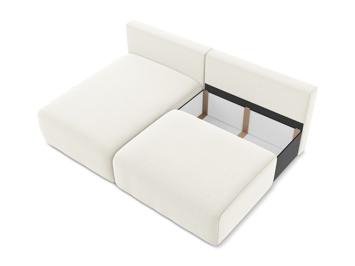 Makamii - Open corner sofa with sleeping function Kalena - 210cm