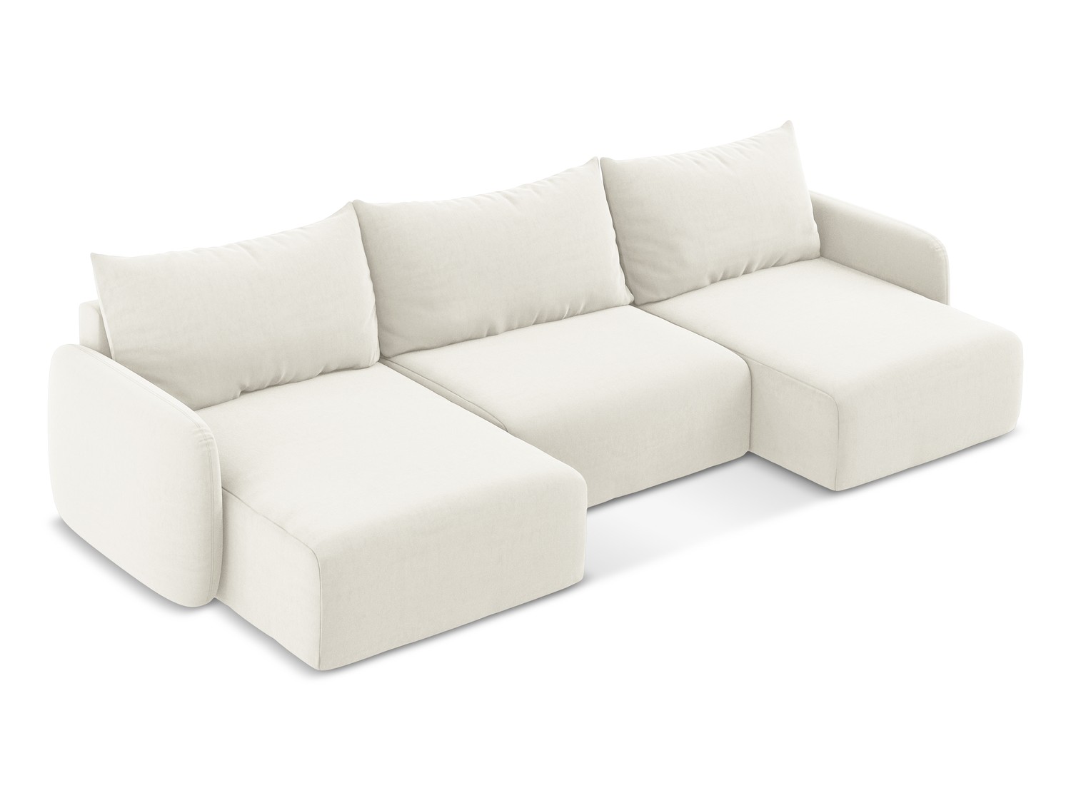Makamii - Panoramic Corner Sofa with sleeping function Kalena - 332cm