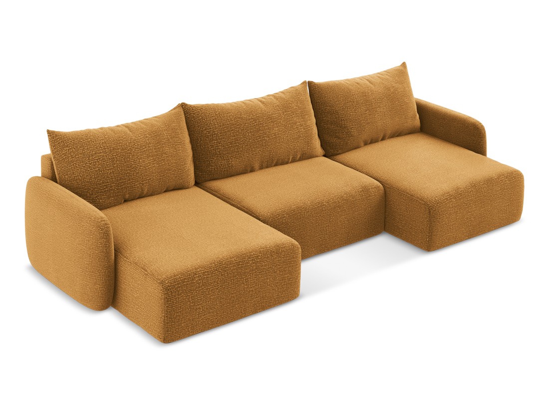 Makamii - Panoramic Corner Sofa with sleeping function Kalena - 332cm