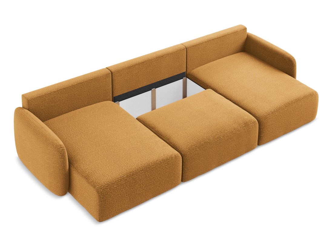 Makamii - Panoramic Corner Sofa with sleeping function Kalena - 332cm