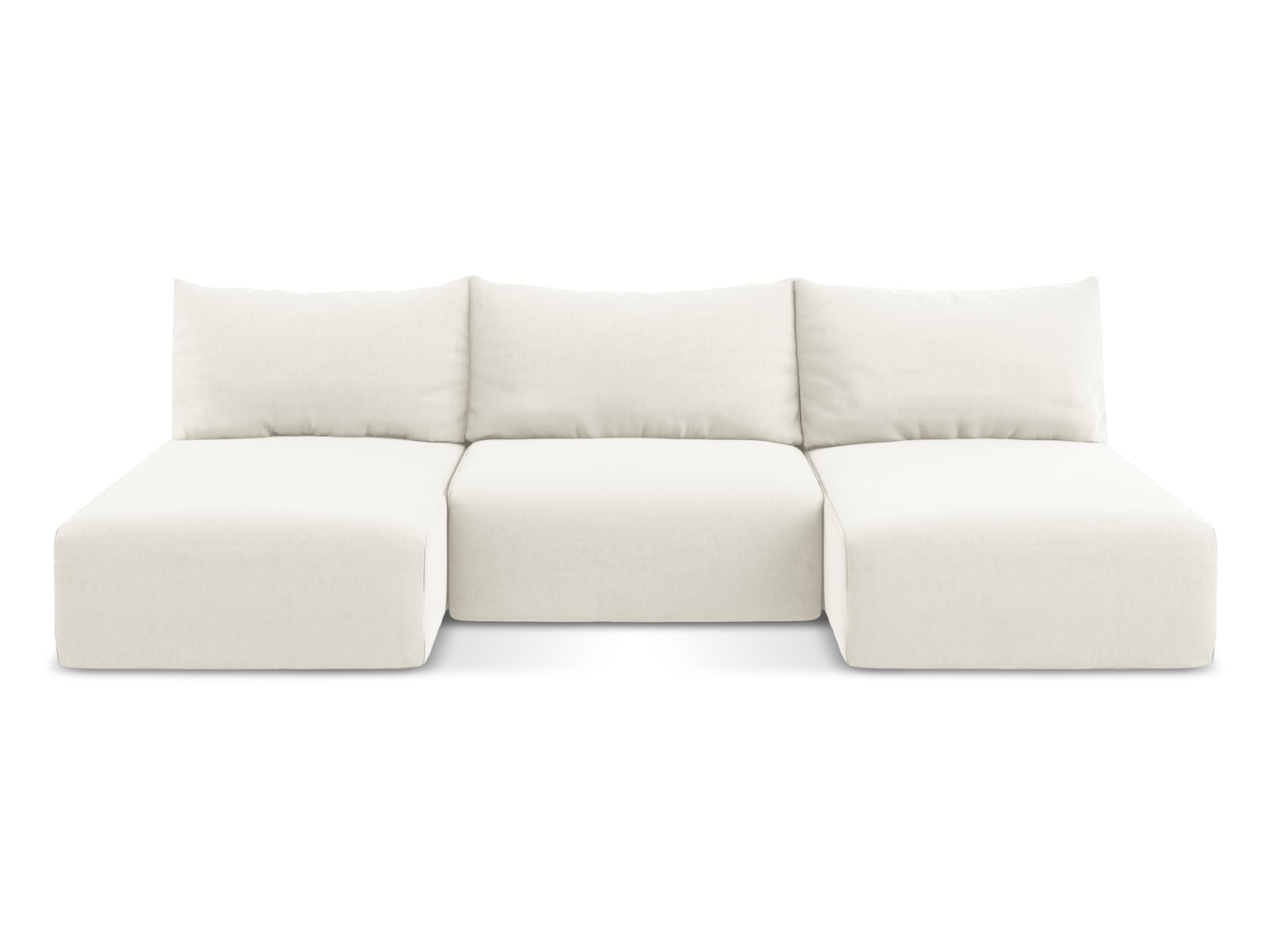 Makamii - Open panoramic sofa with sleeping function Kalena - 304cm