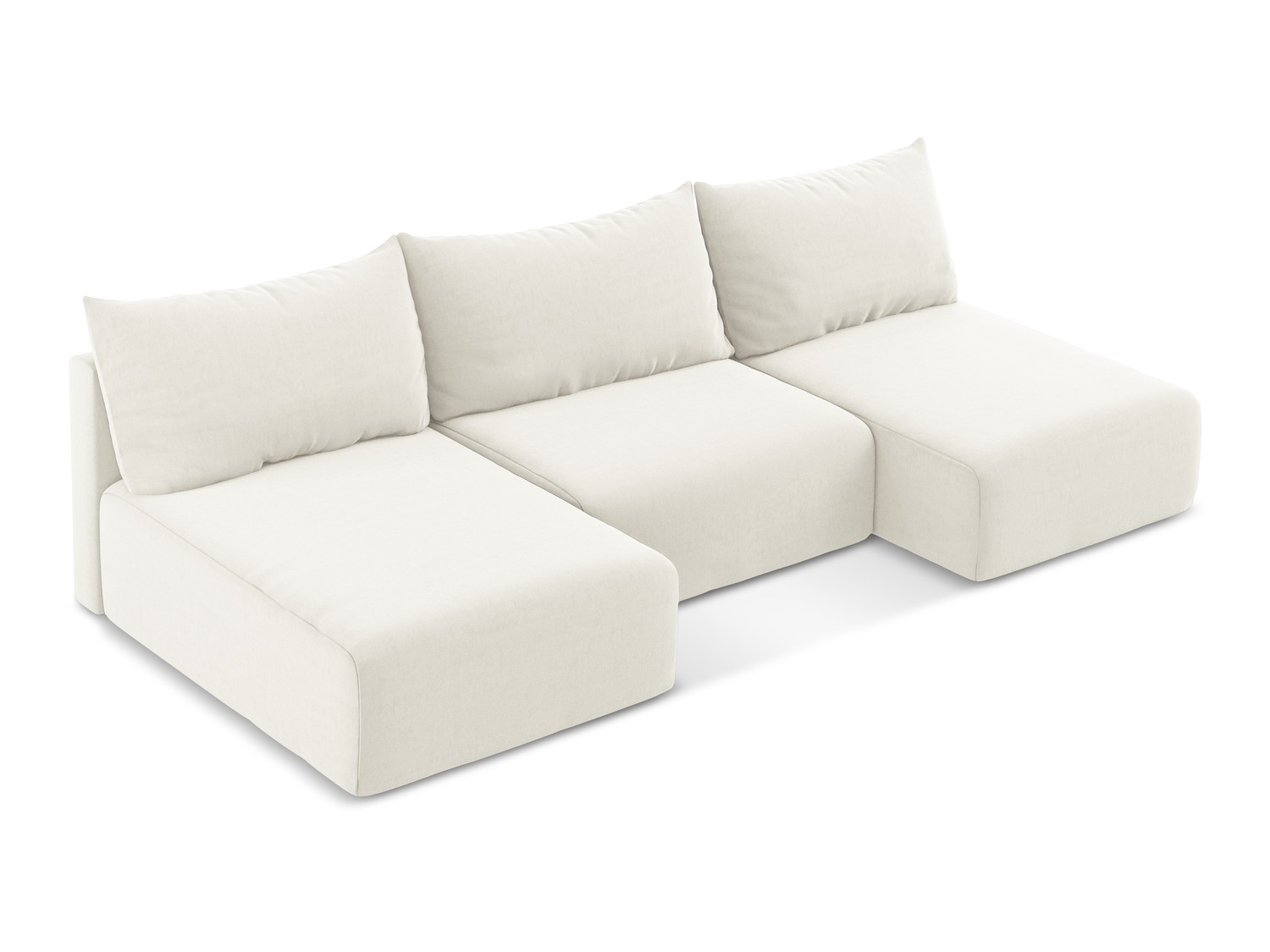 Makamii - Open panoramic sofa with sleeping function Kalena - 304cm