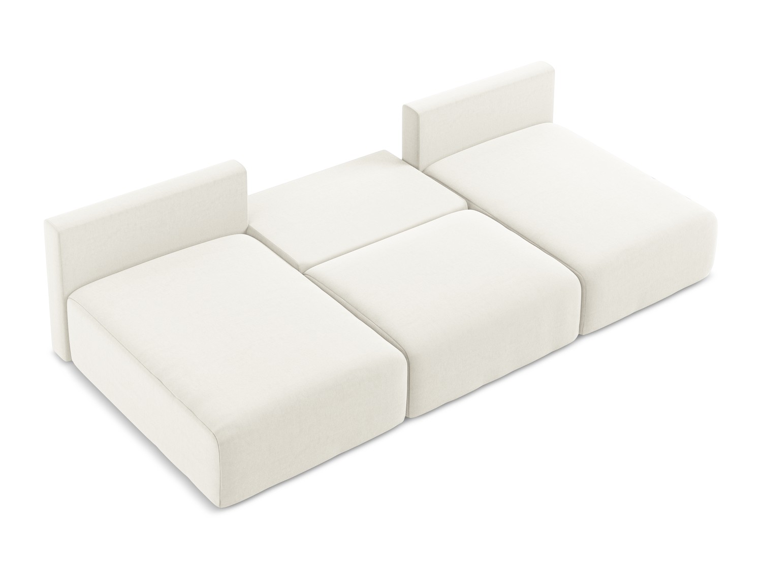 Makamii - Open panoramic sofa with sleeping function Kalena - 304cm