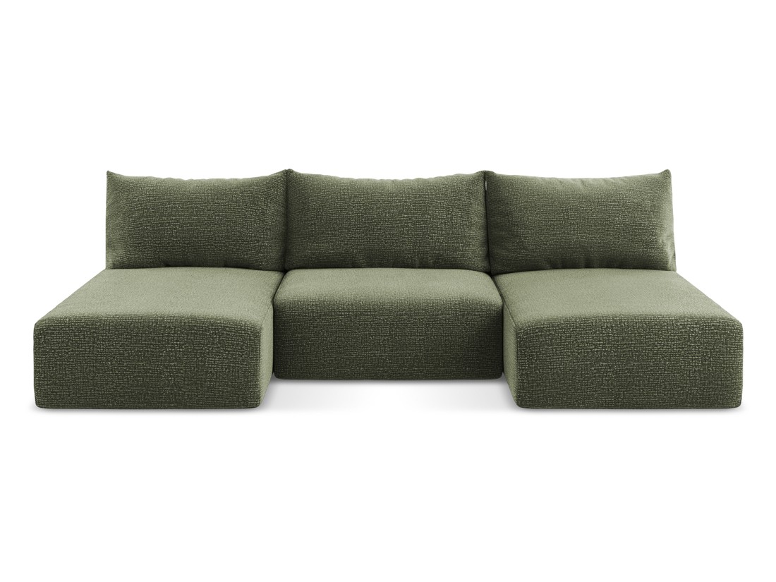 Makamii - Open panoramic sofa with sleeping function Kalena - 304cm