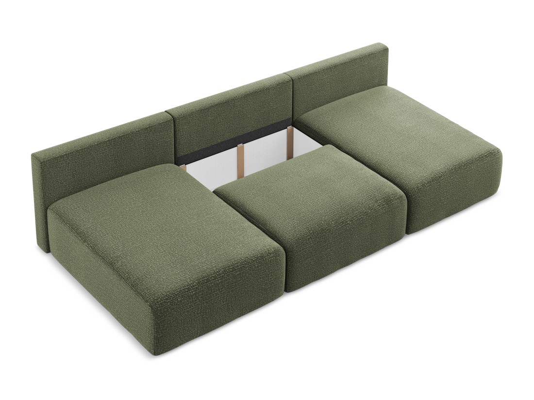 Makamii - Open panoramic sofa with sleeping function Kalena - 304cm