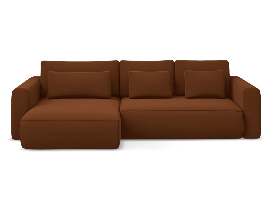 Makamii - Canapé d'angle avec fonction sommeil Kapua - 278cm