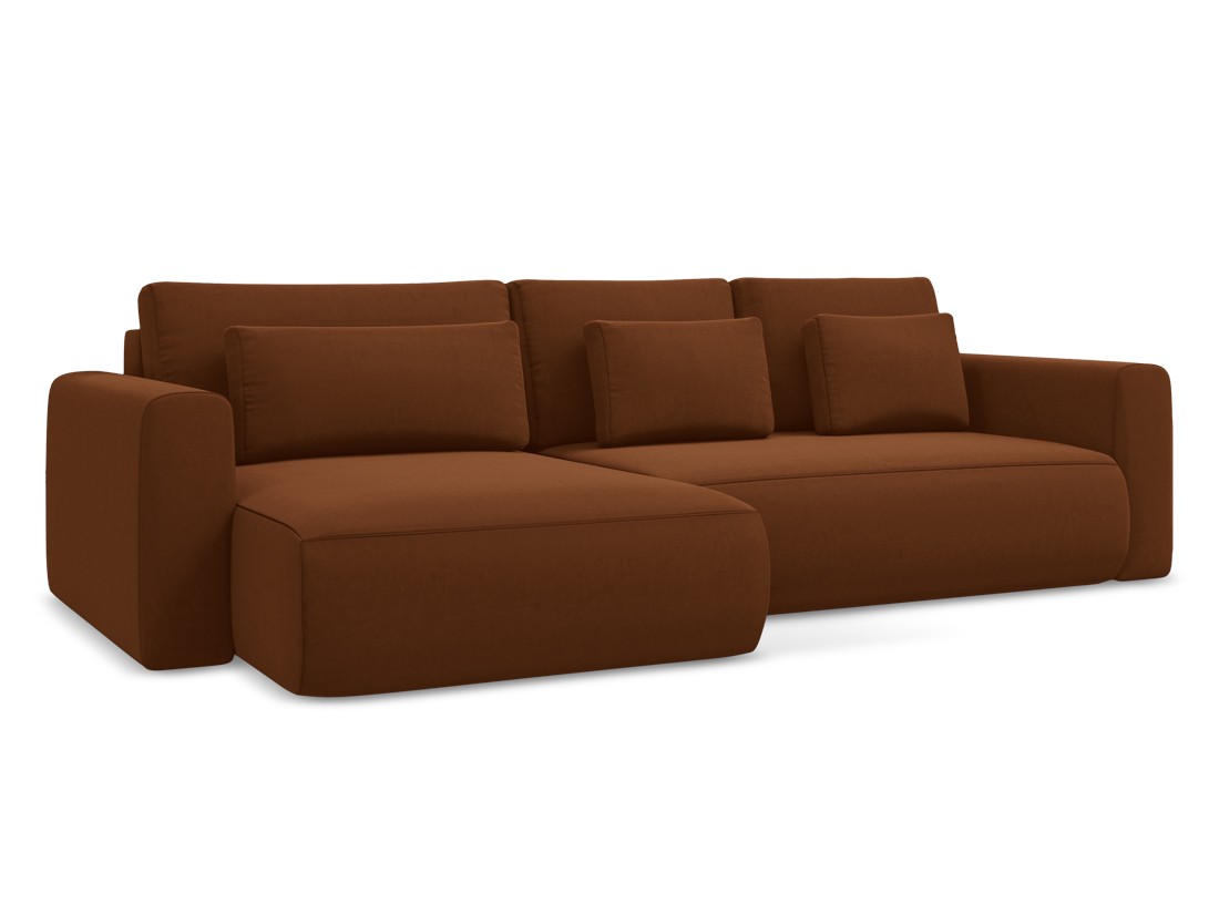 Makamii - Canapé d'angle avec fonction sommeil Kapua - 278cm