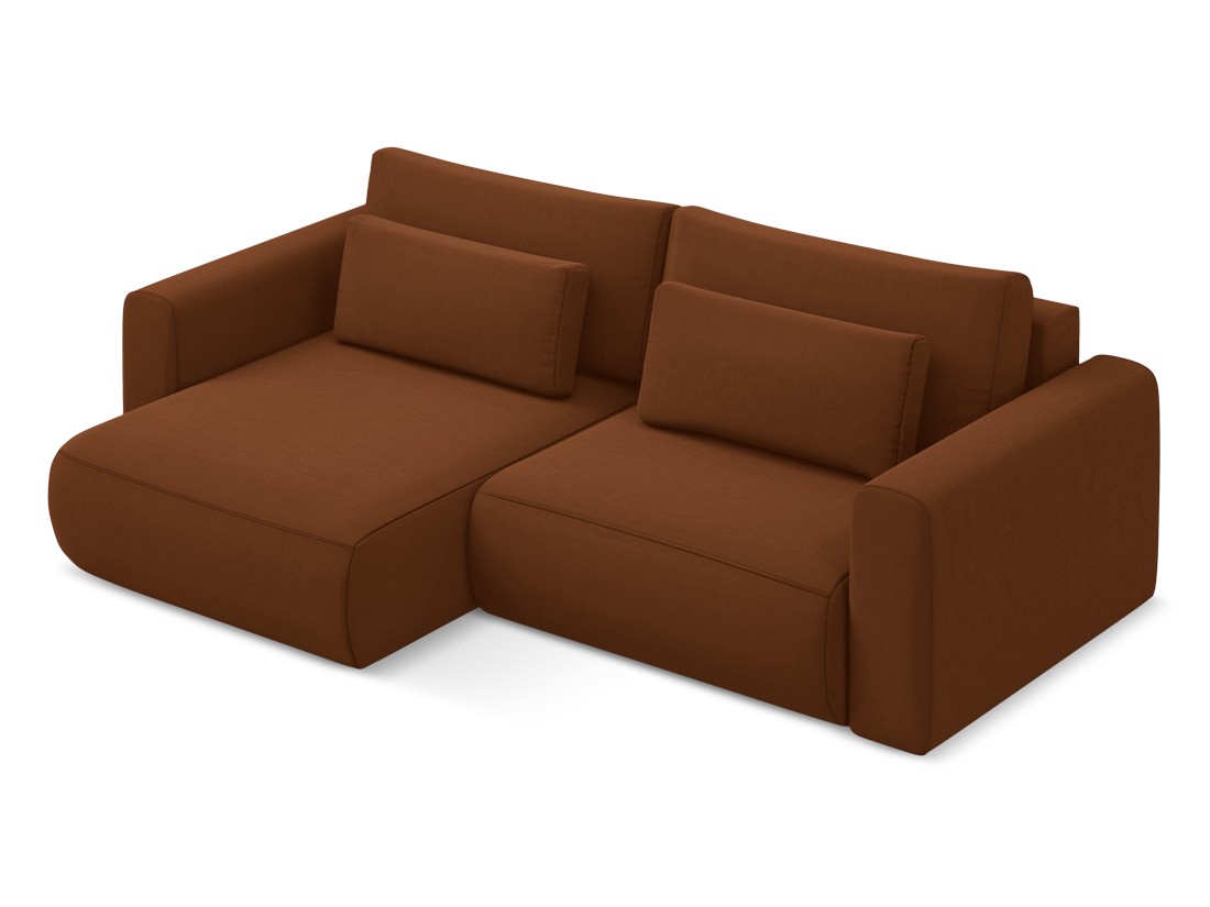 Makamii - Canapé d'angle avec fonction sommeil Kapua - 240cm