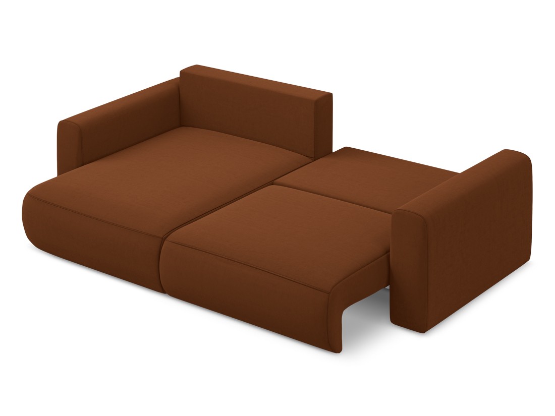 Makamii - Canapé d'angle avec fonction sommeil Kapua - 240cm