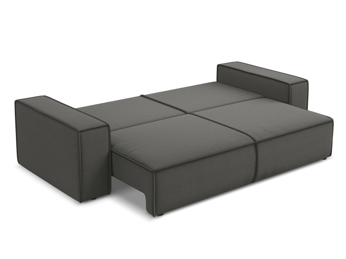 Makamii - Canapé 3-places avec fonction sommeil Kimo - 255cm
