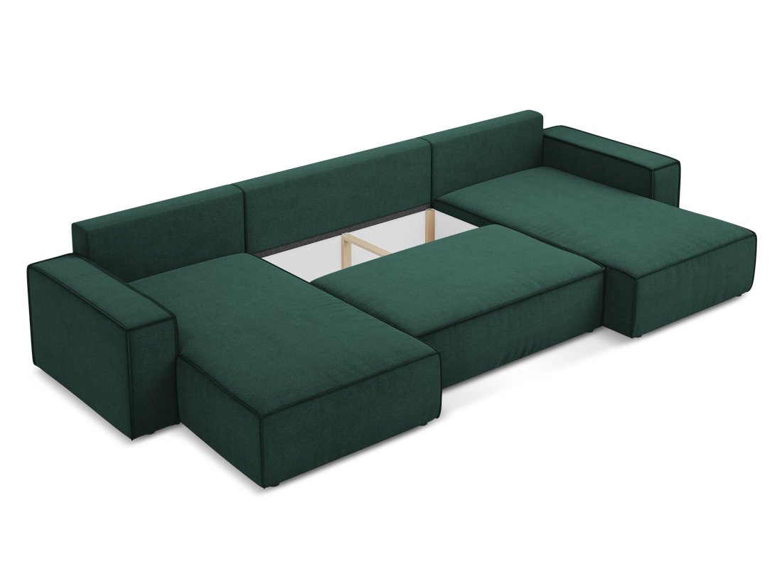 Makamii - Panoramic Corner Sofa with sleeping function Kimo - 398cm