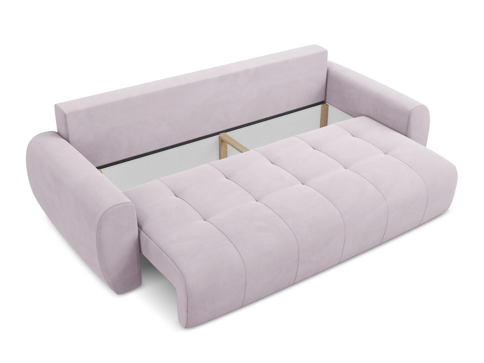 Makamii - Canapé 3-places avec fonction sommeil Kiwi - 245cm