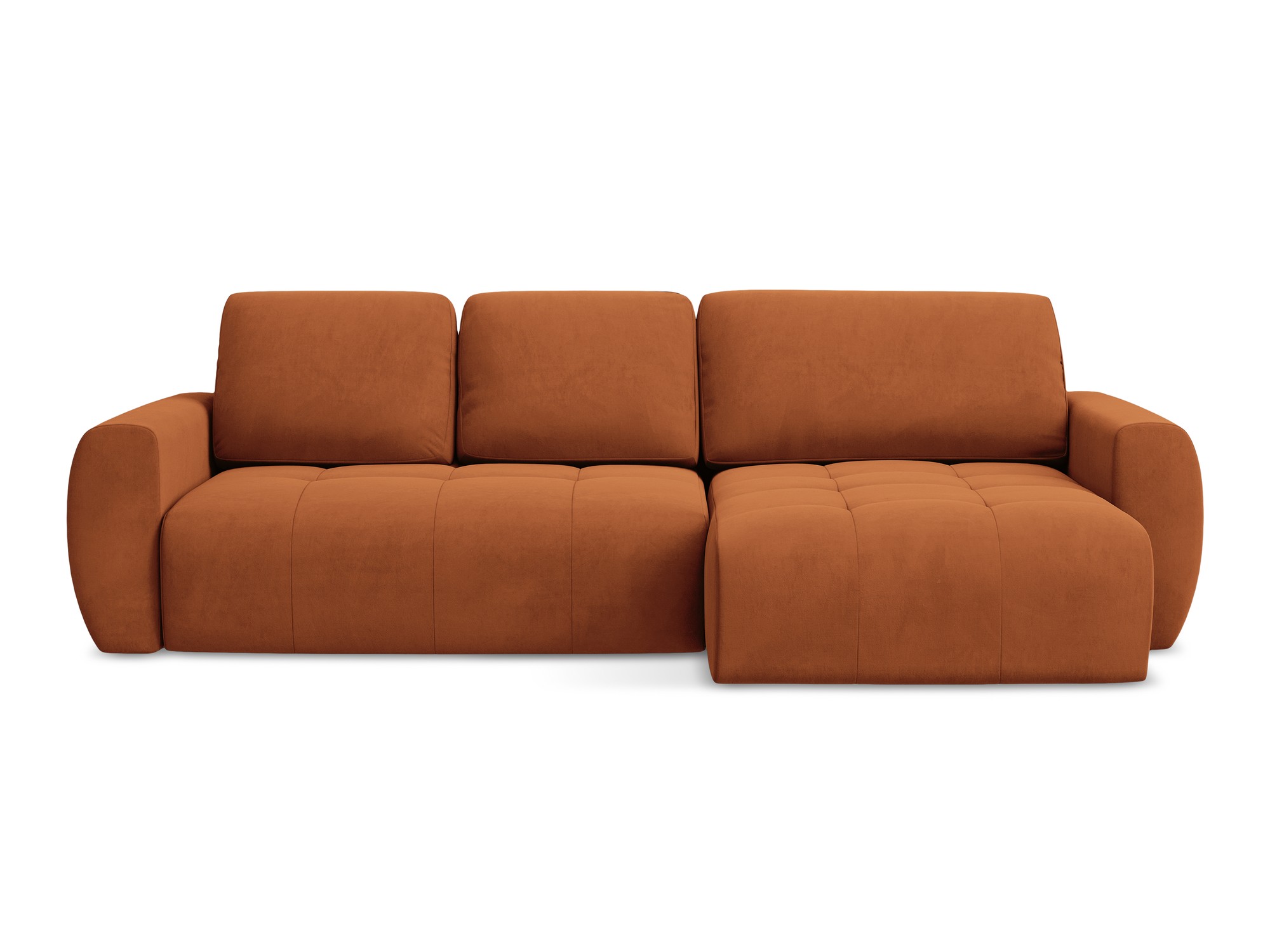 Makamii - Canapé d'angle avec fonction sommeil Kiwi - 285cm