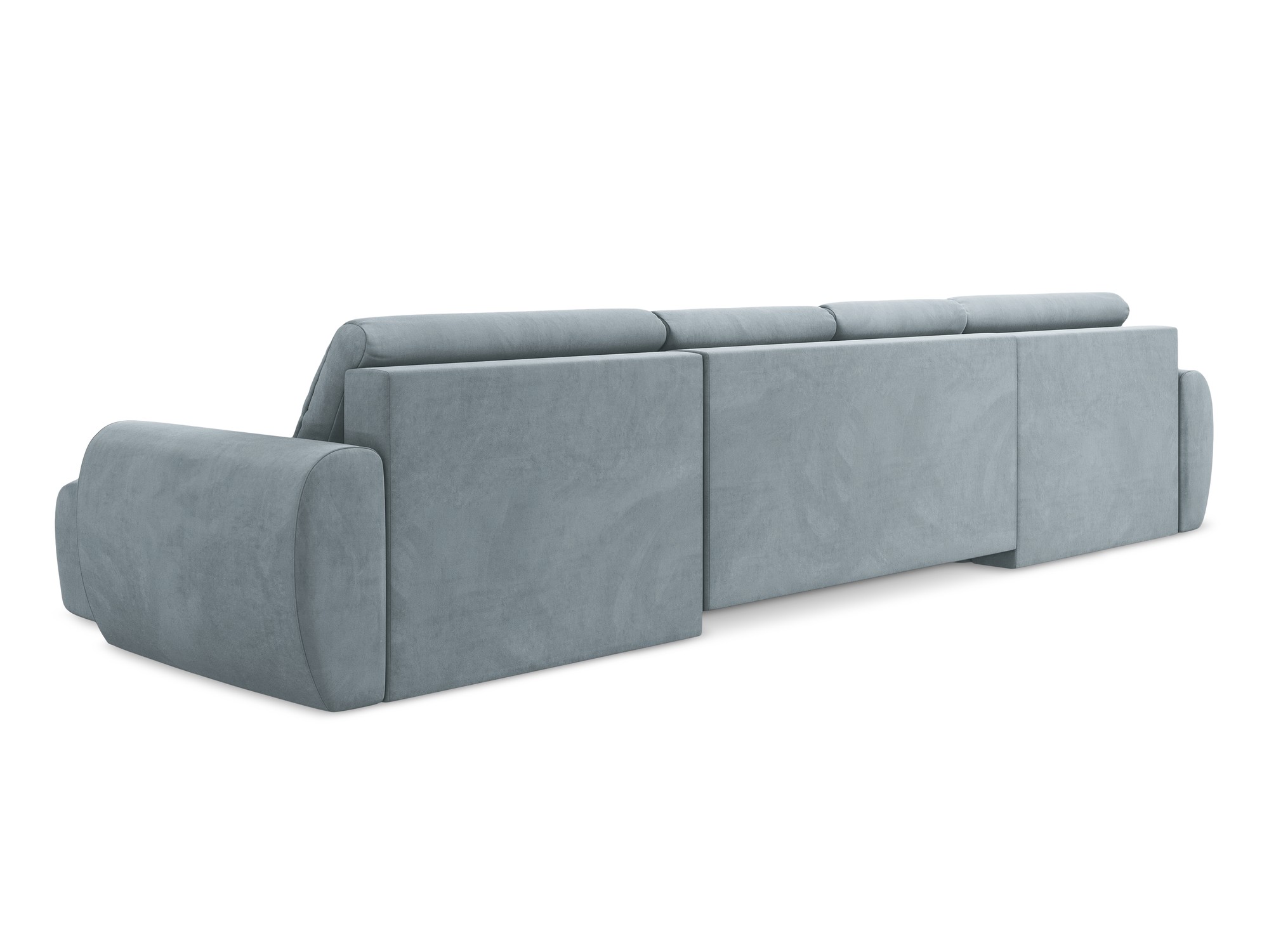 Makamii - Panorama Ecksofa mit Schlaffunktion Kiwi - 385cm