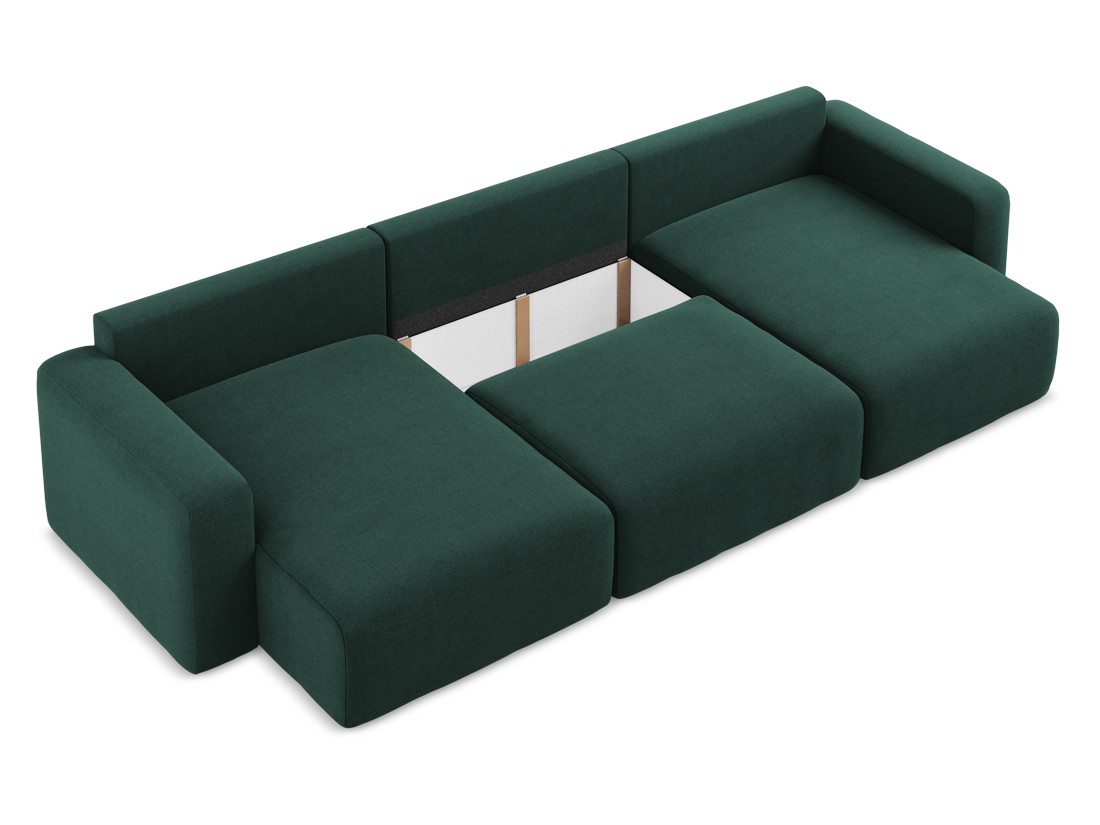 Makamii - Panoramic Corner Sofa with sleeping function Kona - 332cm