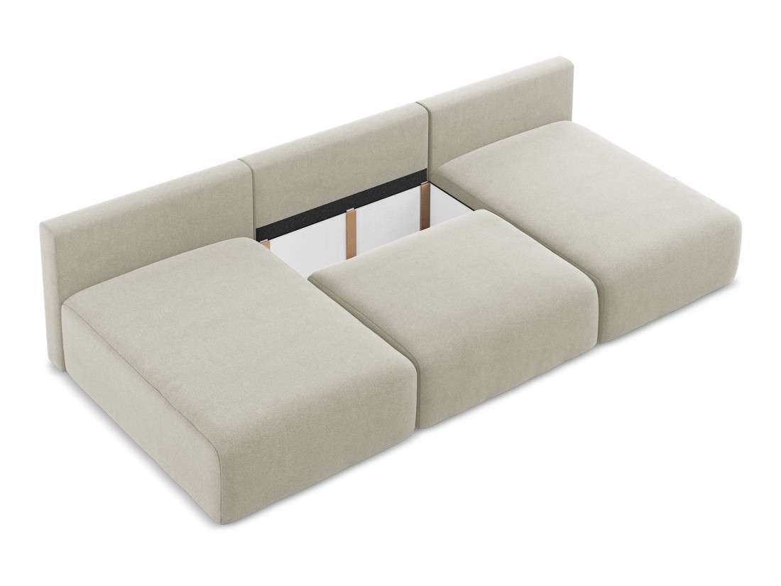 Makamii - Open panoramic sofa with sleeping function Kona - 304cm