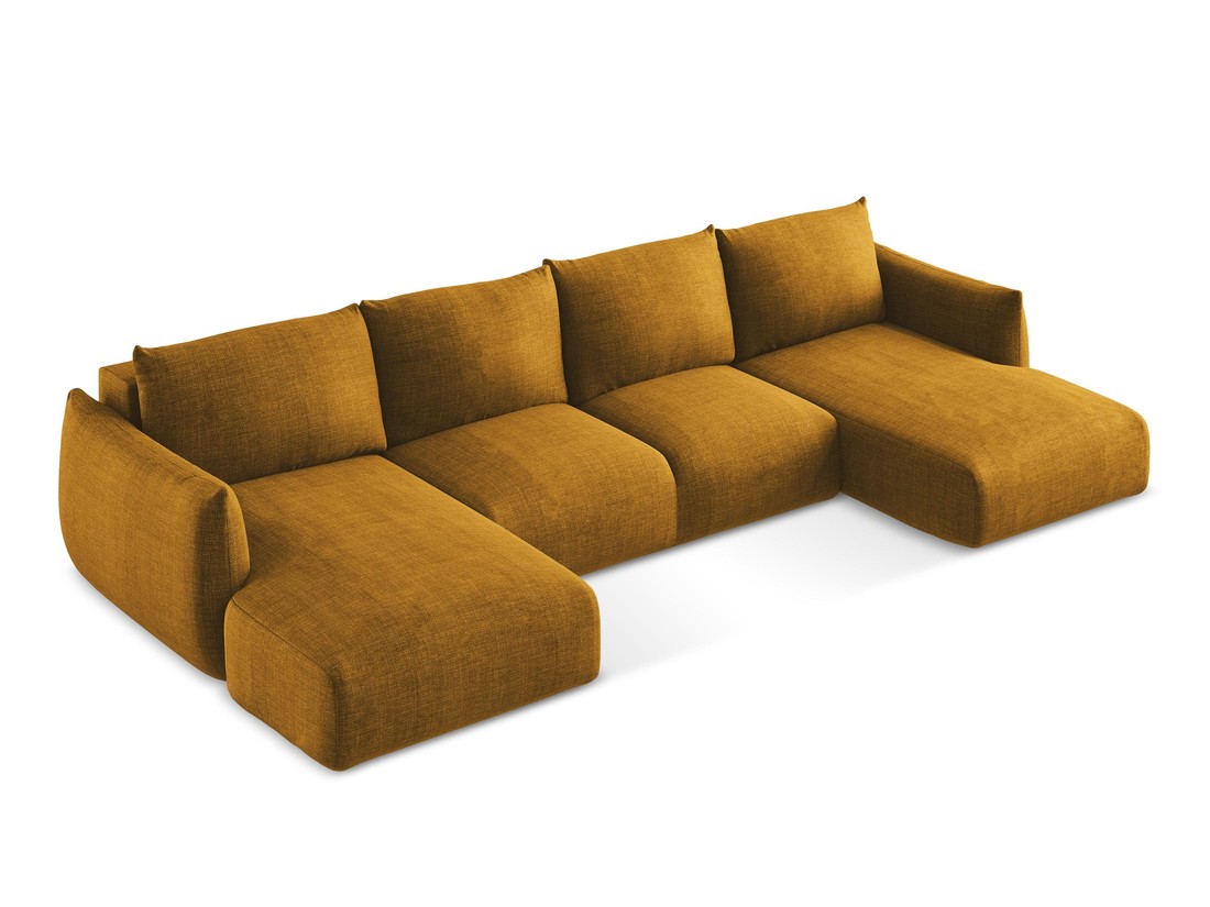Makamii - Panoramic Corner Sofa with sleeping function Leila - 317cm
