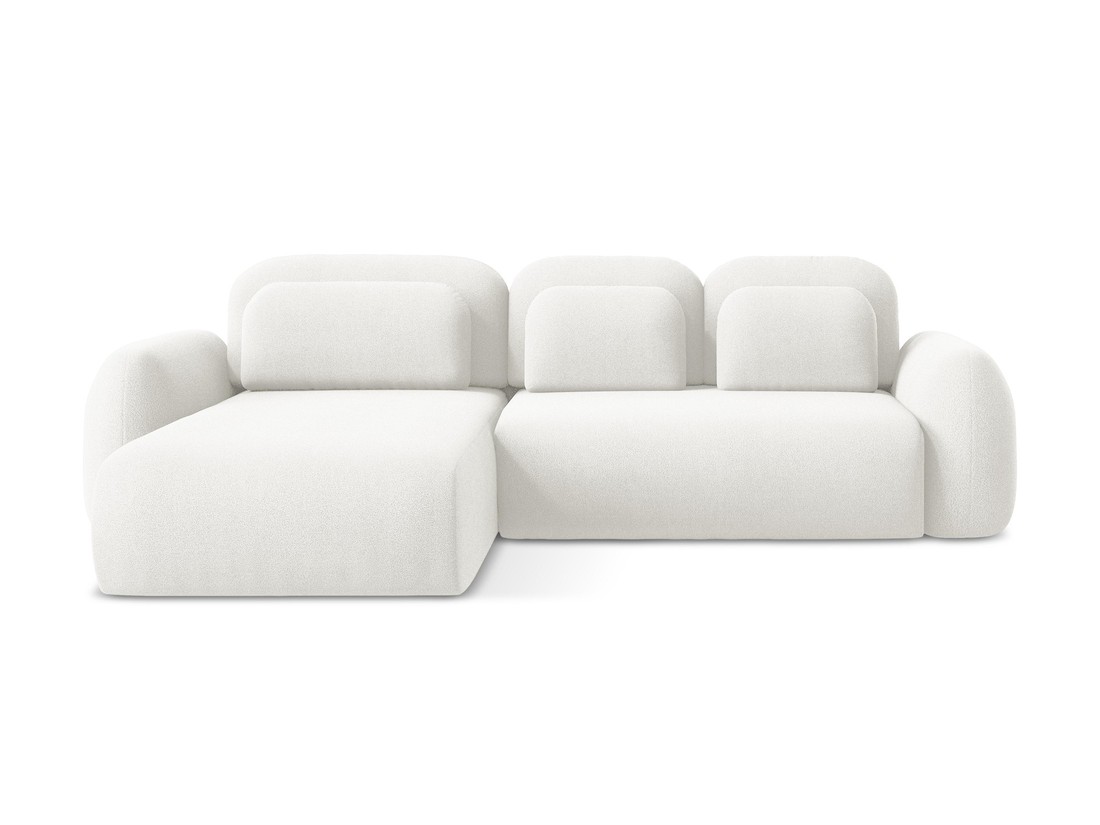 Makamii - Canapé d'angle avec fonction sommeil Lohi - 304cm