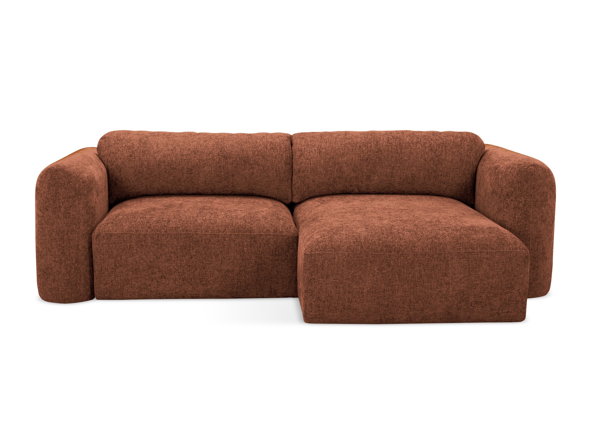 Makamii - Canapé d'angle avec fonction sommeil Mele - 266cm