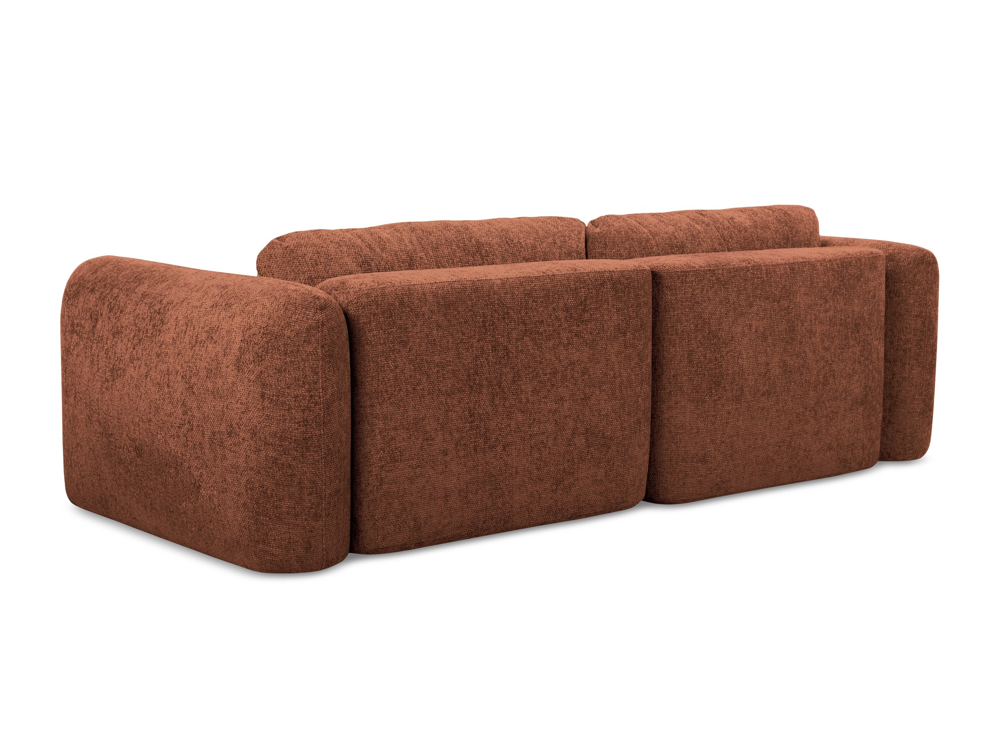 Makamii - Canapé d'angle avec fonction sommeil Mele - 266cm