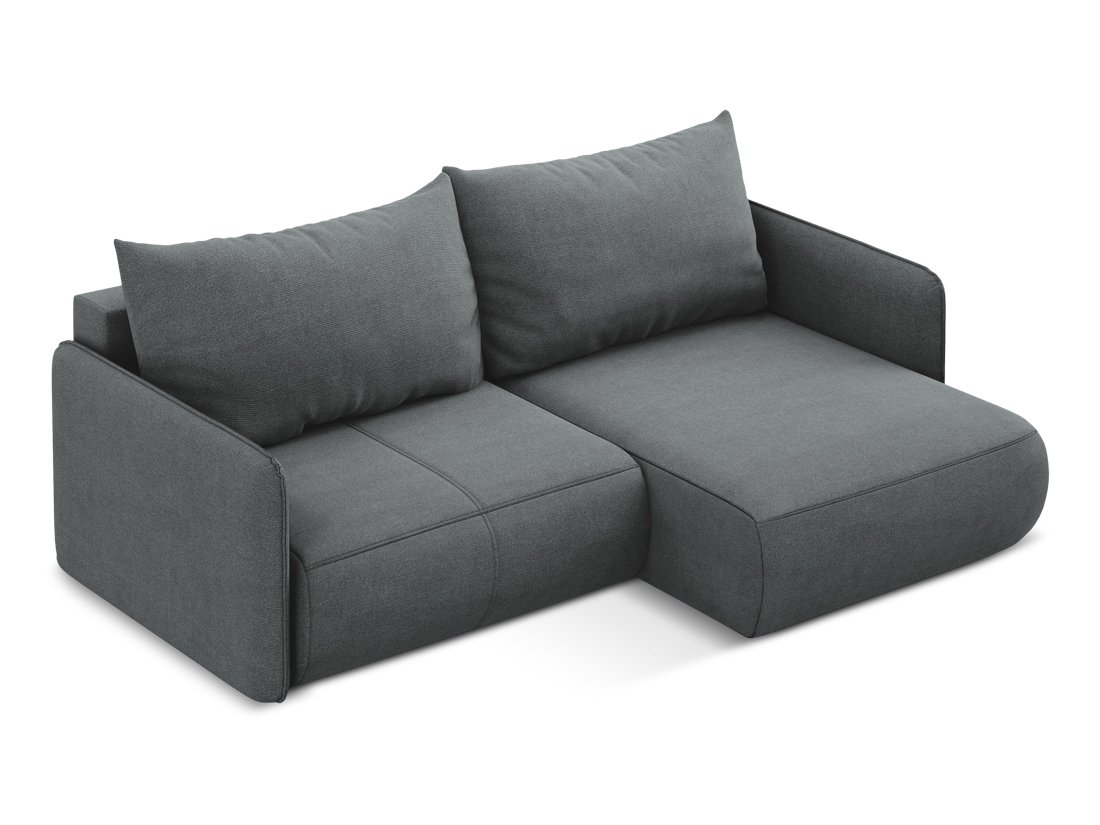 Makamii - Canapé d'angle avec fonction sommeil Nanea - 207cm